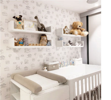 Cunas para Bebes 4 en 1 Convertible Cama para Niños Modern Baby Crib White  NEW