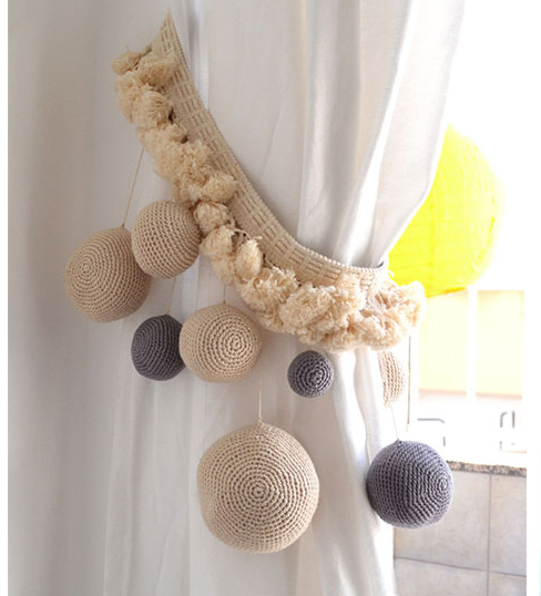 pick up curtain crochet