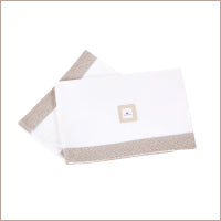 white and brown children's sheets