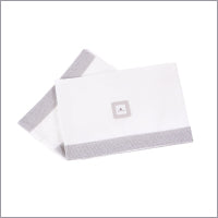 white and gray children's sheets