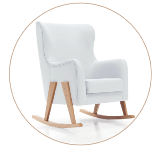 Nursing chair Glam Alondra Nordic baby room