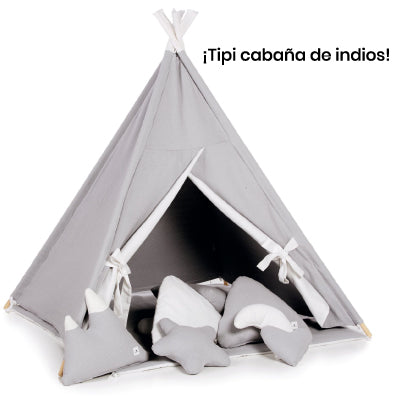 Tipi cabaña de indios Alondra habitación bebé Montessori