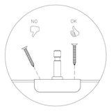 screws to mount cradle and wheels