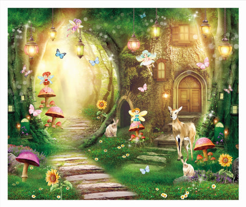 Magical forest, woodland 5ft – Lana Party Backdrop