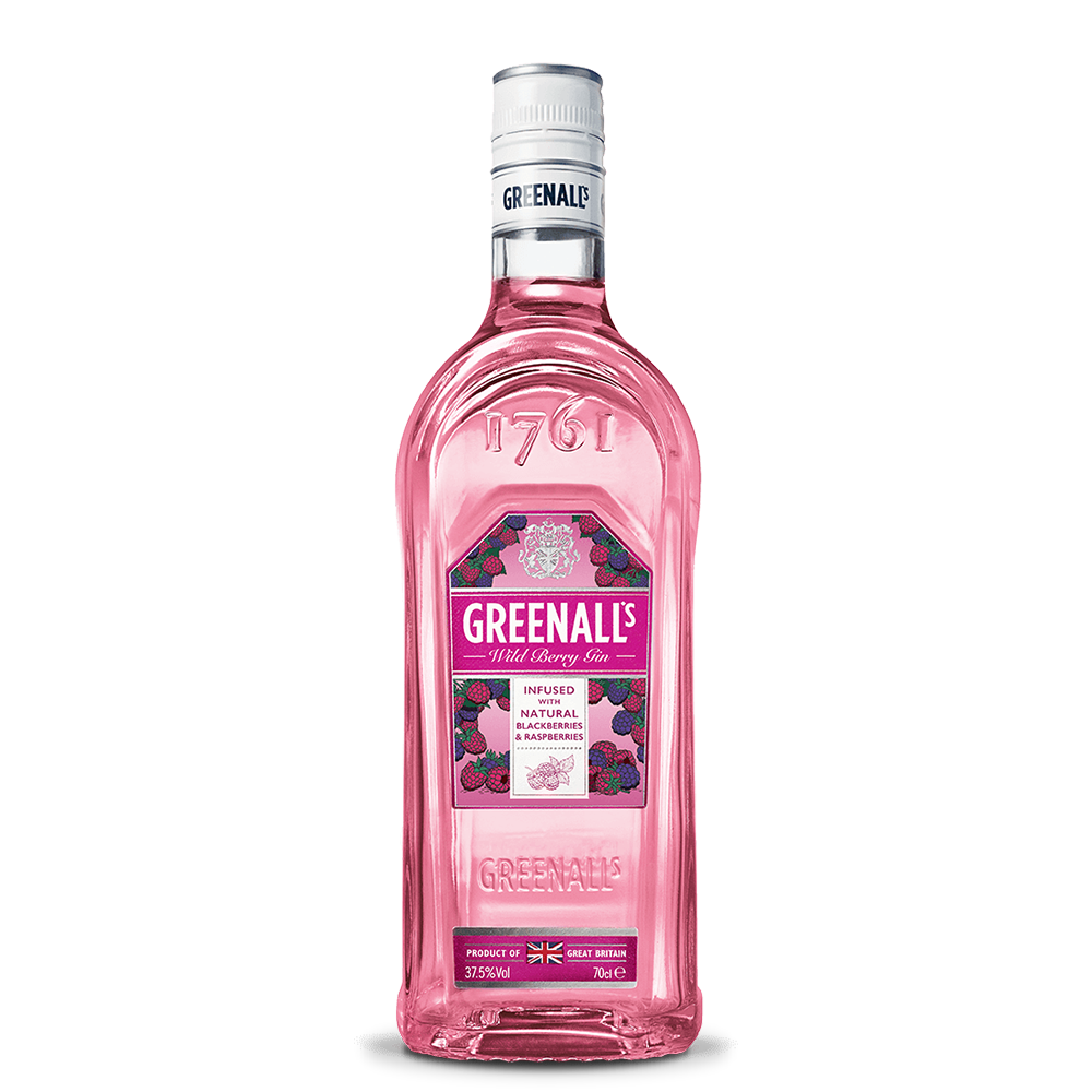 Greenall’s Wild Berry Pink Gin – Neat & Shaken