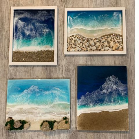 Ocean Art Course (learn all 4 pieces in one class)