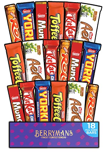 Ultimate Chocolate Lovers Hamper Gift Box Selection Box - 18 of The Best Chocolate Bars | Berrymans