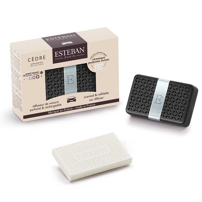 Esteban Paris Cedre Scented Potpourri with square dish