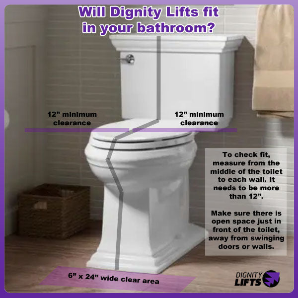 Will a toilet lift fit in my bathroom?