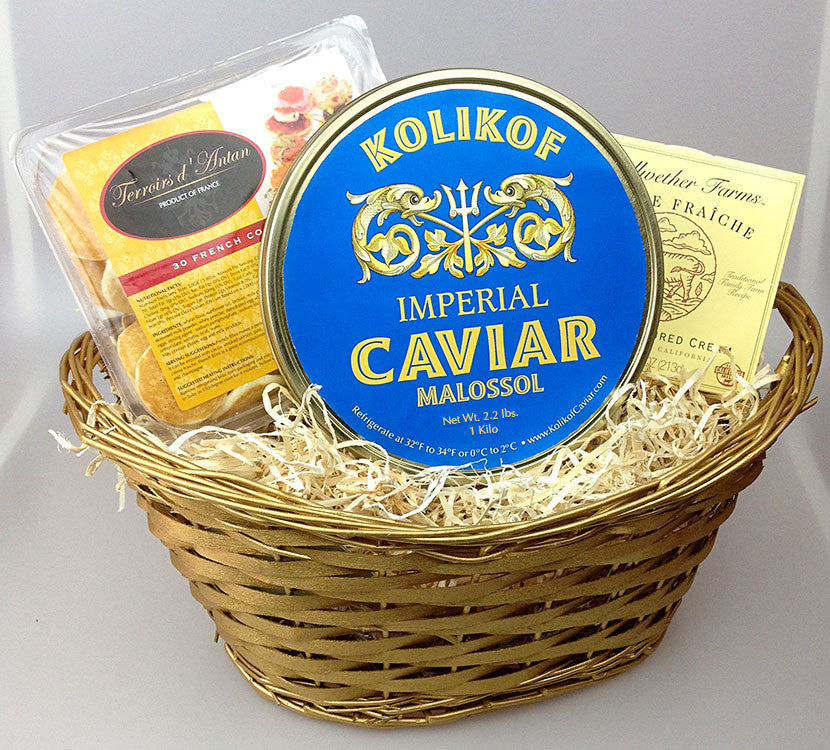Kolikof Caviar Indulgence Gift Basket