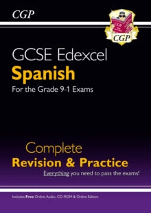 New GCSE Spanish Edexcel Complete Revision & Practice + Online Edition & Audio - CGP Books; CGP Books (Paperback) 28-02-2017 