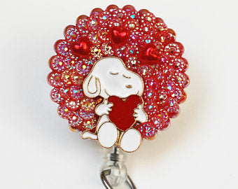 I Love Snoopy Retractable ID Badge Reel – Zipperedheart