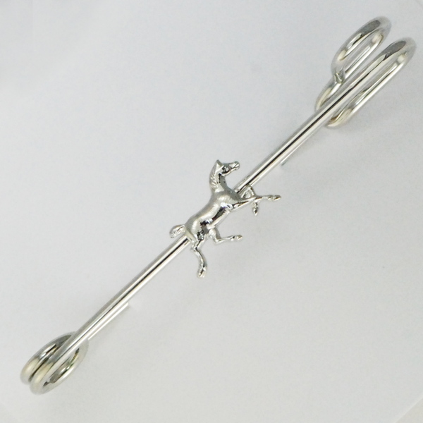 TROTTING HORSE ON SMALL STOCK PIN