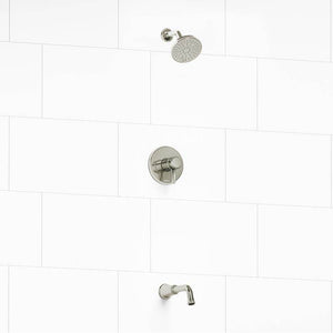 Riobel - KIT#4744MMRDJPN - Type T/P (thermostatic/pressure balance) 1/2'' coaxial 2-way no share with shower head and tub spout - Flo Bath & Kitchen