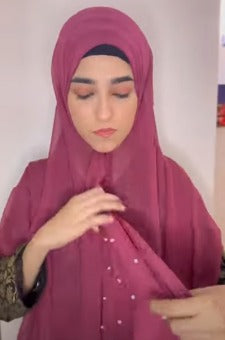 SMAMZ - Hijab Tutorial step 2