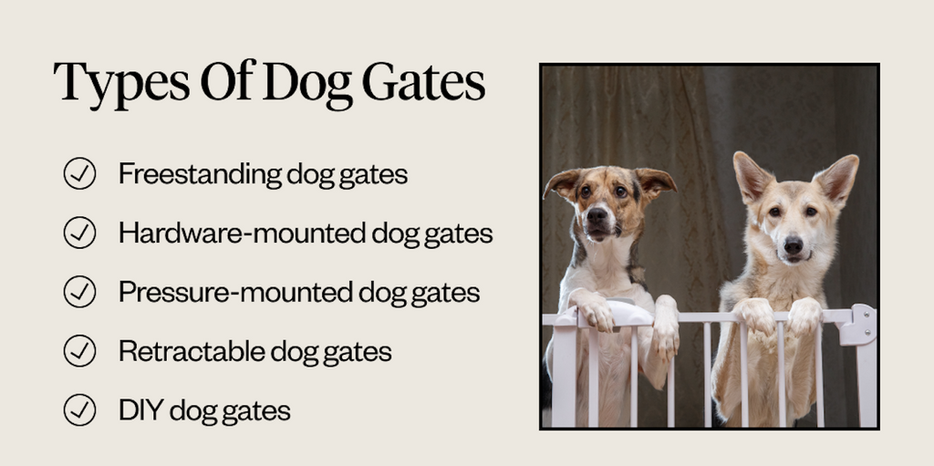 Types of dog gates from freestanding dog gates to DIY dog gates