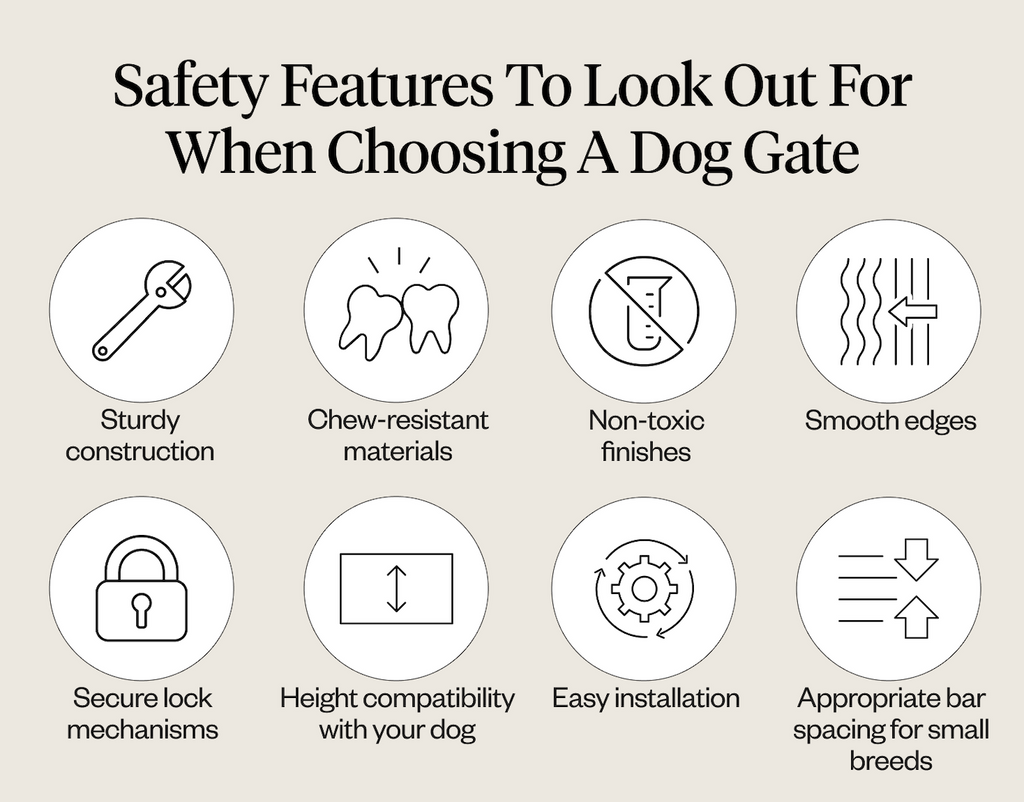 Safety features to look out for when choosing a dog gate