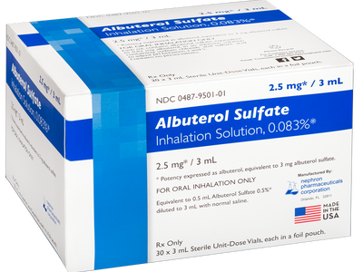albuterol inhalation pediatric dose