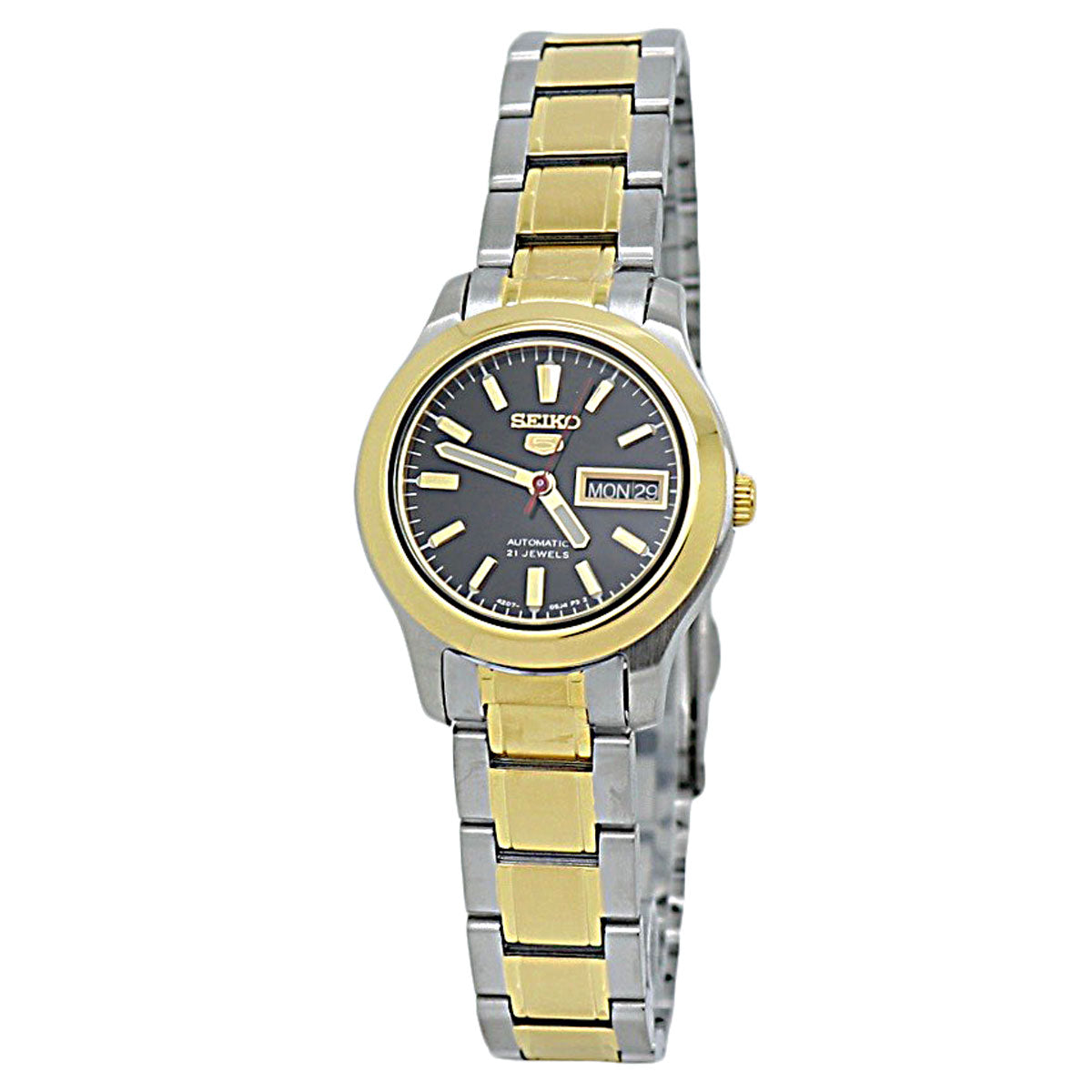  Seiko 5 Automatic Two-Tone Stainless Steel Women's Watch SYMD94 