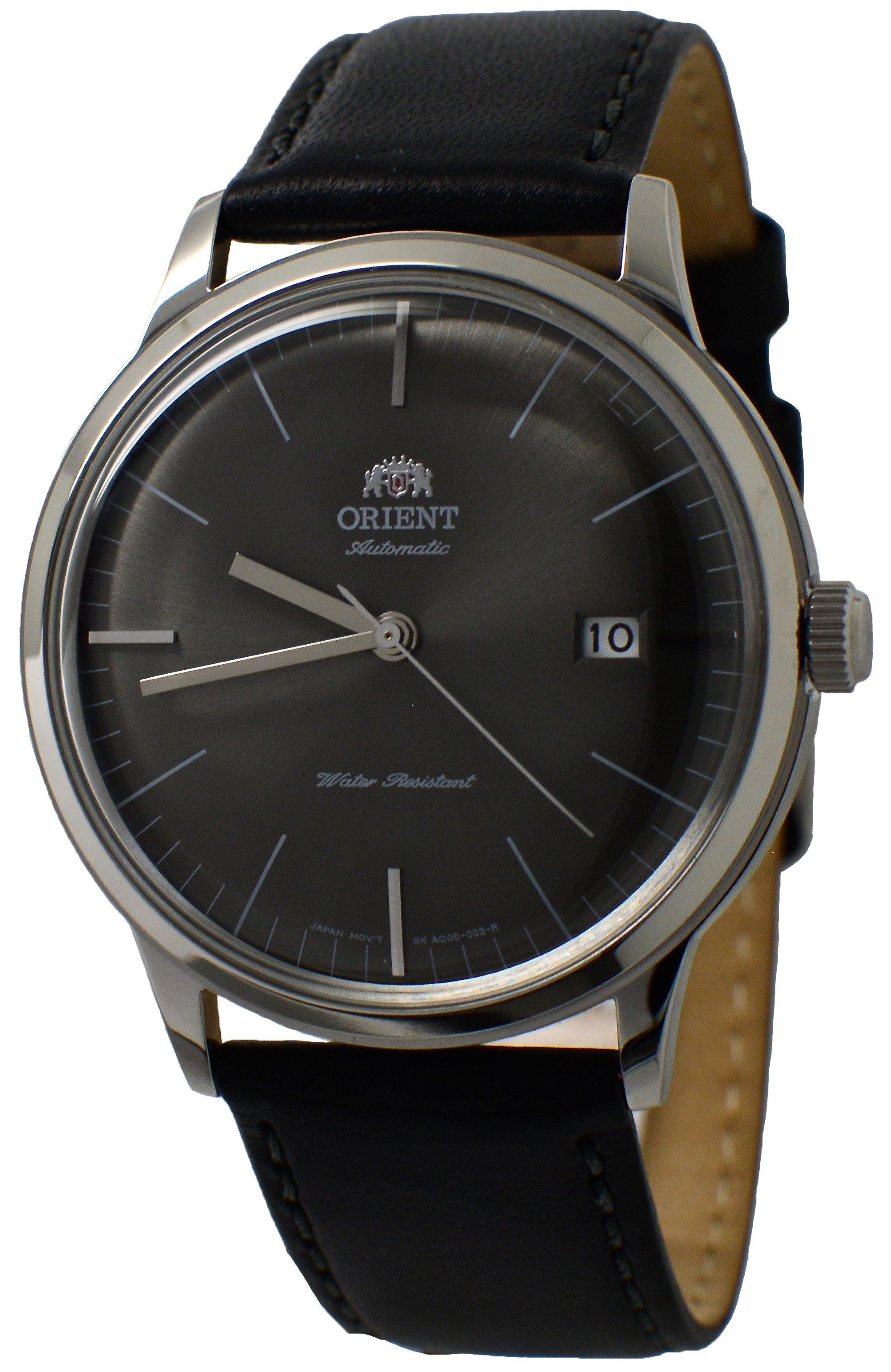  Orient 2nd Generation Bambino FAC0000CA0 Grey Dial Black Leather Band Men's Watch 