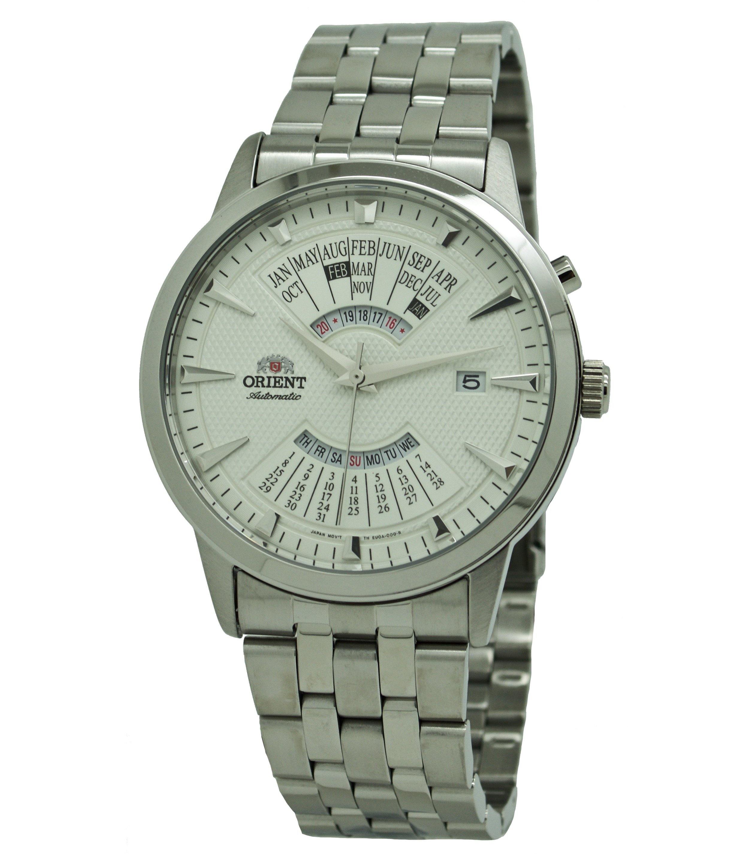  Orient Multi-Year Calendar FEU0A003WH Stainless Steel Men's Watch 