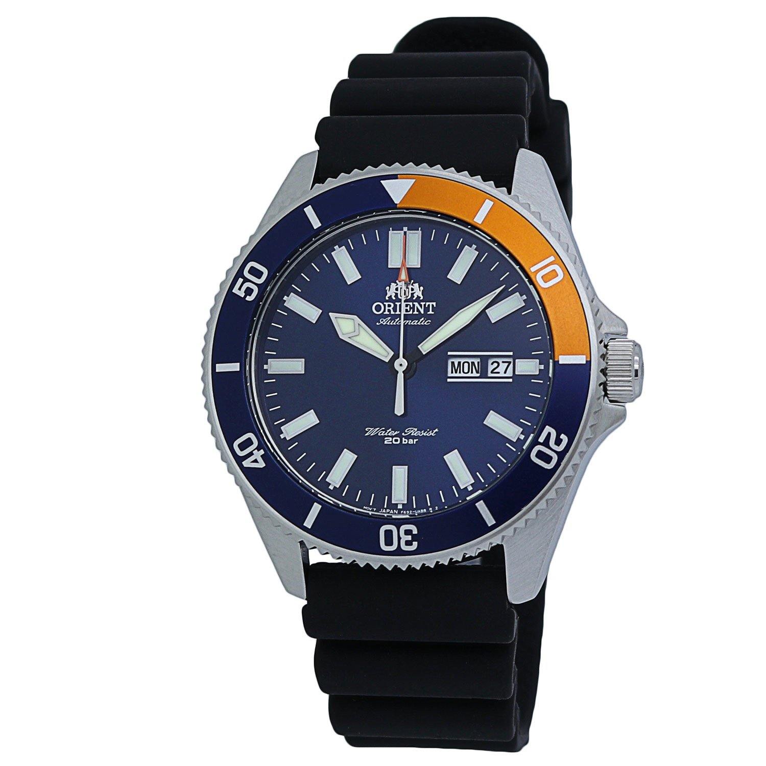  Orient Diver Automatic Blue Dial Silicone Men's Watch RA-AA0916L 