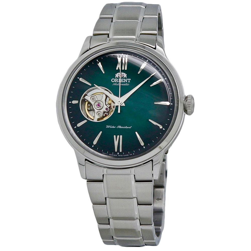  Orient Helios Green Dial Stainless Steel Men's Watch RA-AG0026E10B 