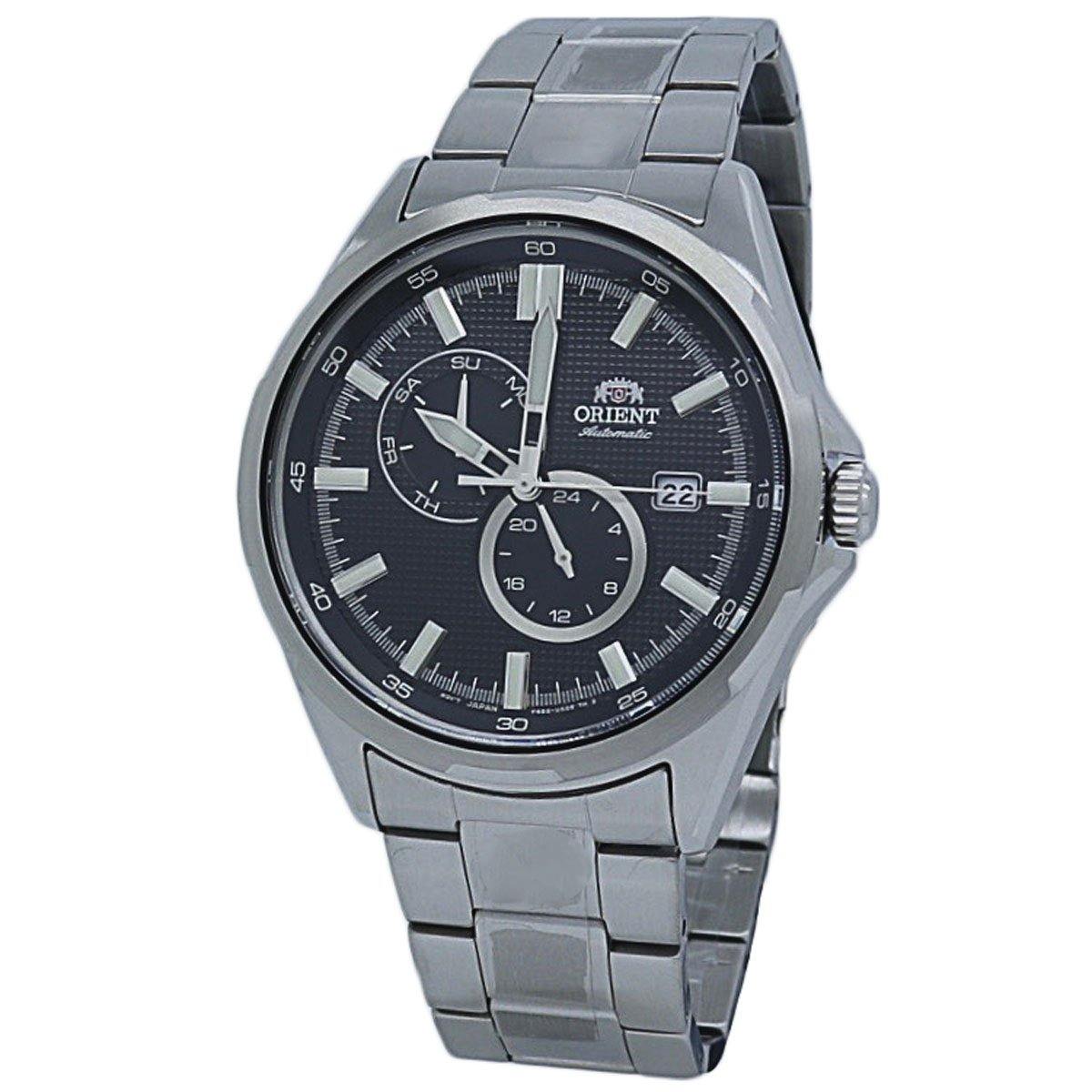  Orient Sport Chronograph Black Dial Stainless Steel Men's Watch RA-AK0602B10B 