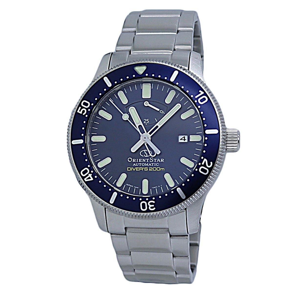  Orient Star Divers Automatic Blue Dial Stainless Steel Men's Watch RE-AU0302L 