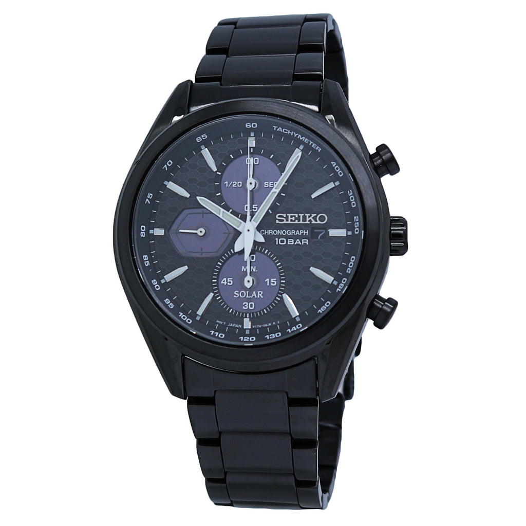 SEIKO SNE589 Watch for Men - Prospex Collection - Stainless Steel Case and  Bracelet, Black Dial