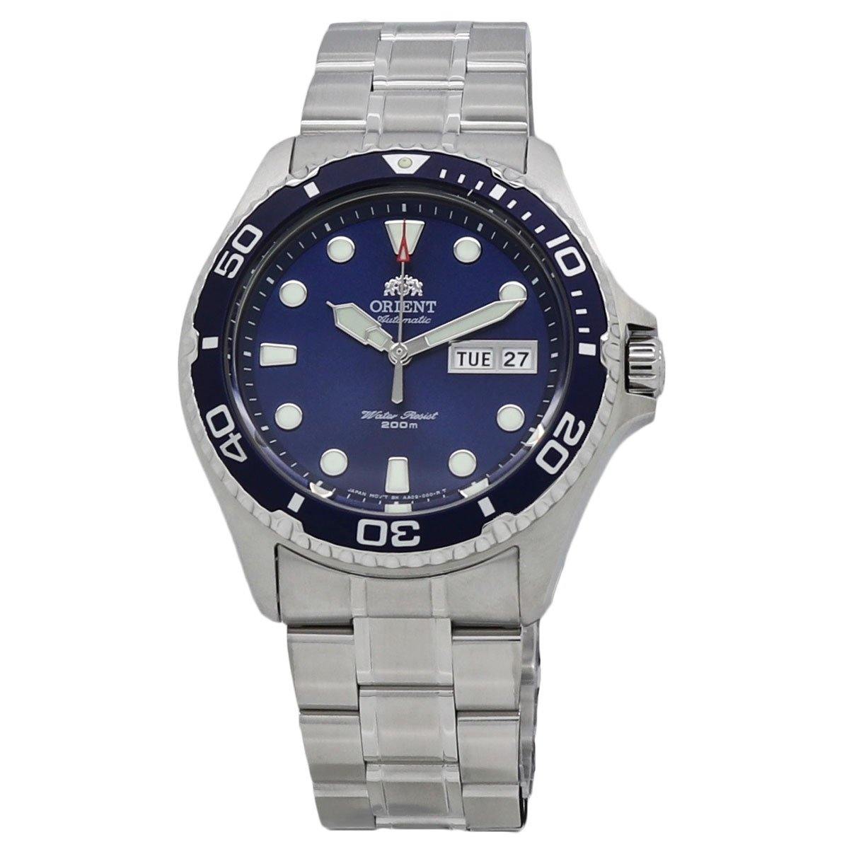  Orient Diver Ray II FAA02005D9 Blue Dial Stainless Steel Men's Watch 