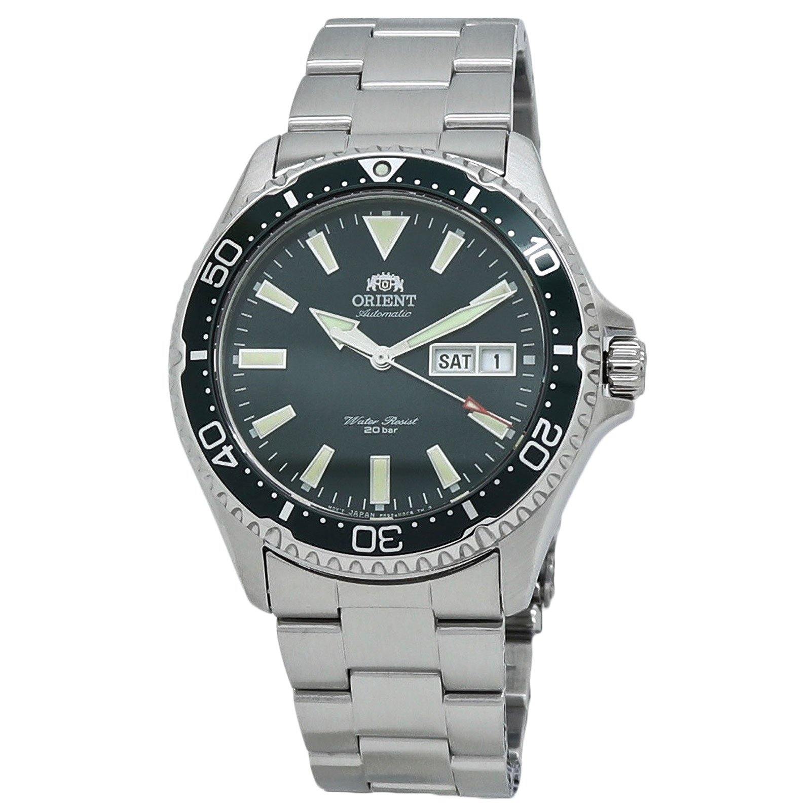  Orient Diver Mako III Automatic Green Dial Men's Watch RA-AA0004E19B 