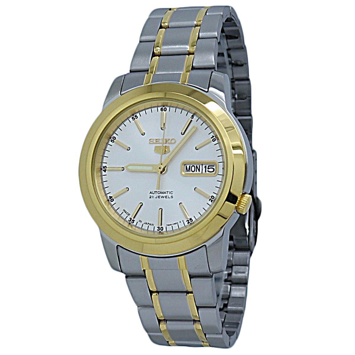  Seiko 5 Automatic Silver Dial Men's Watch SNKE54J1 