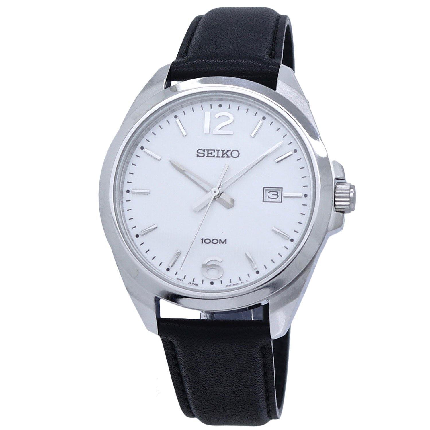  Seiko Neo Classic Leather Band Men's Watch SUR213 