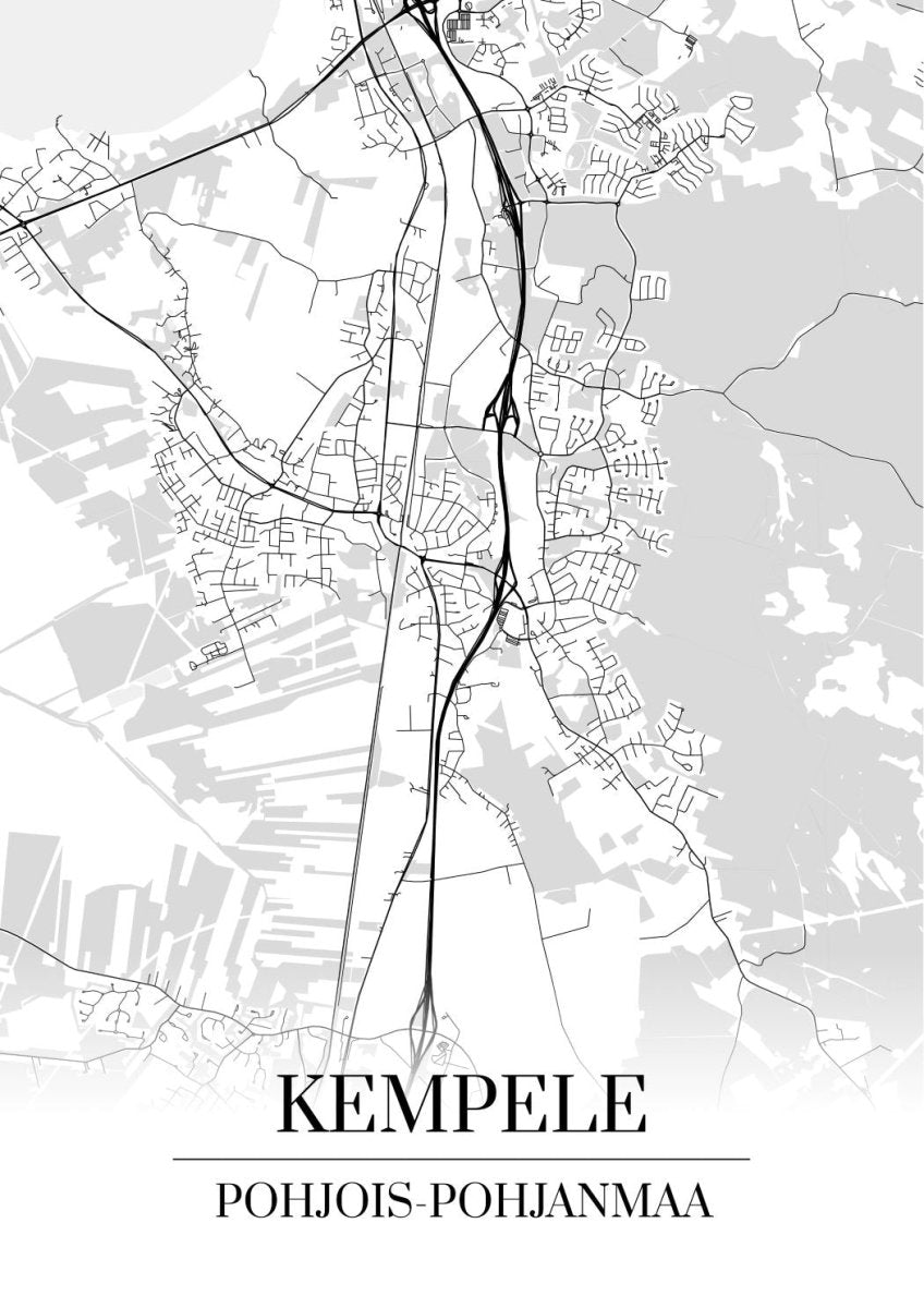 Kempele karttataulu ja karttajuliste – Nensa