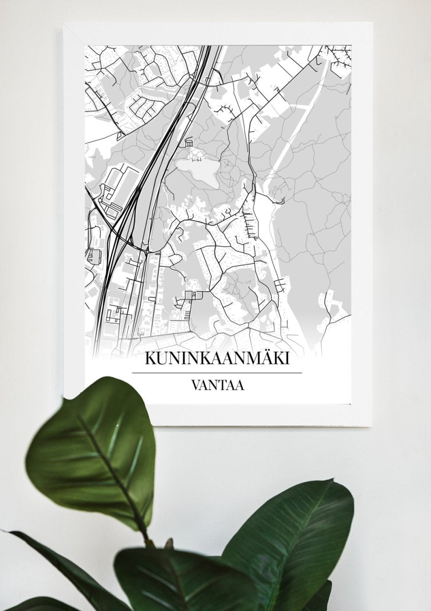 Kuninkaanmäki map board and map poster