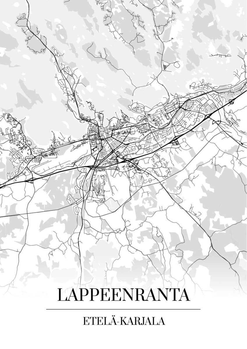 Lappeenranta karttataulu ja karttajuliste – Nensa