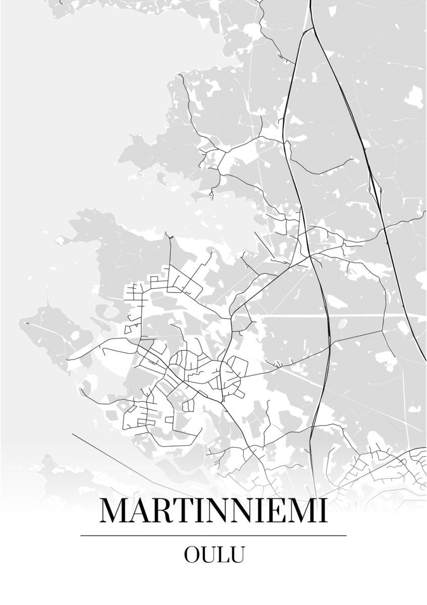 Martinniemi karttataulu ja karttajuliste