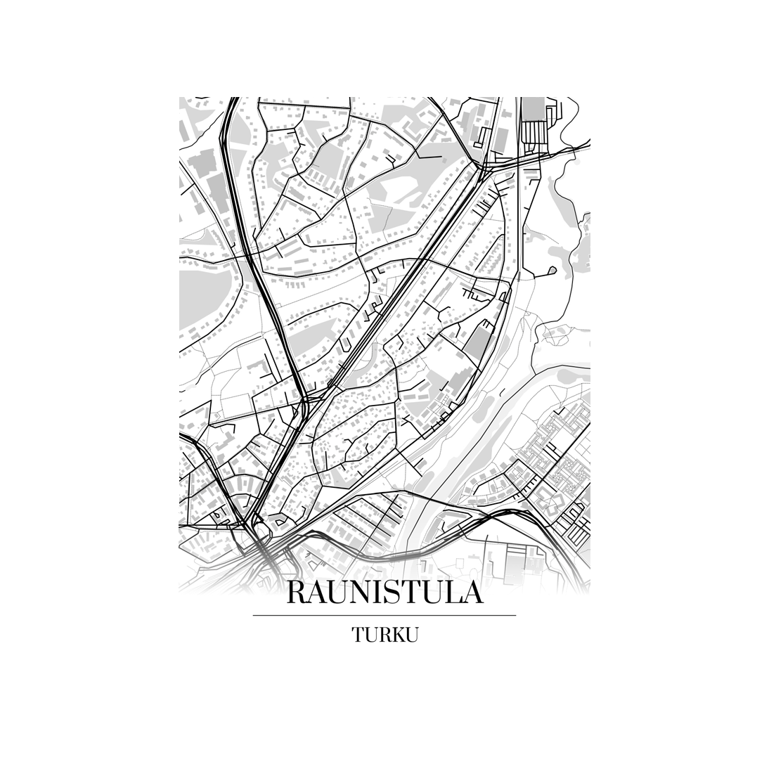 Raunistula map board and map poster