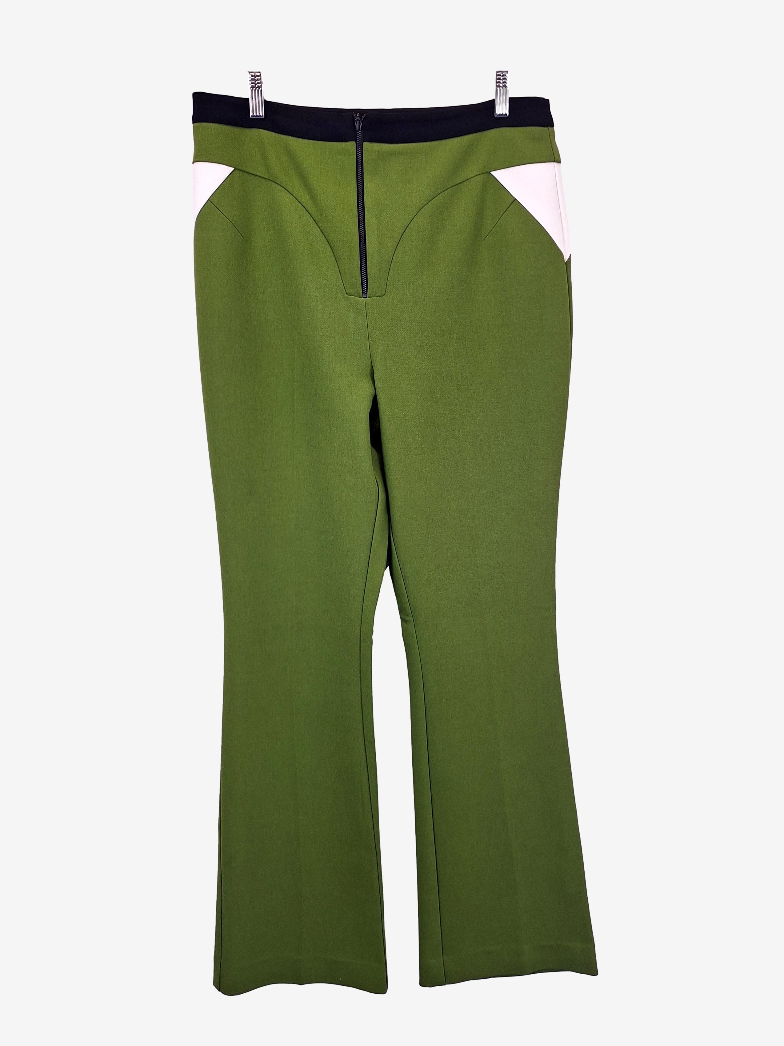 image of Cue Retro Inspired Flared  Pants Size 14