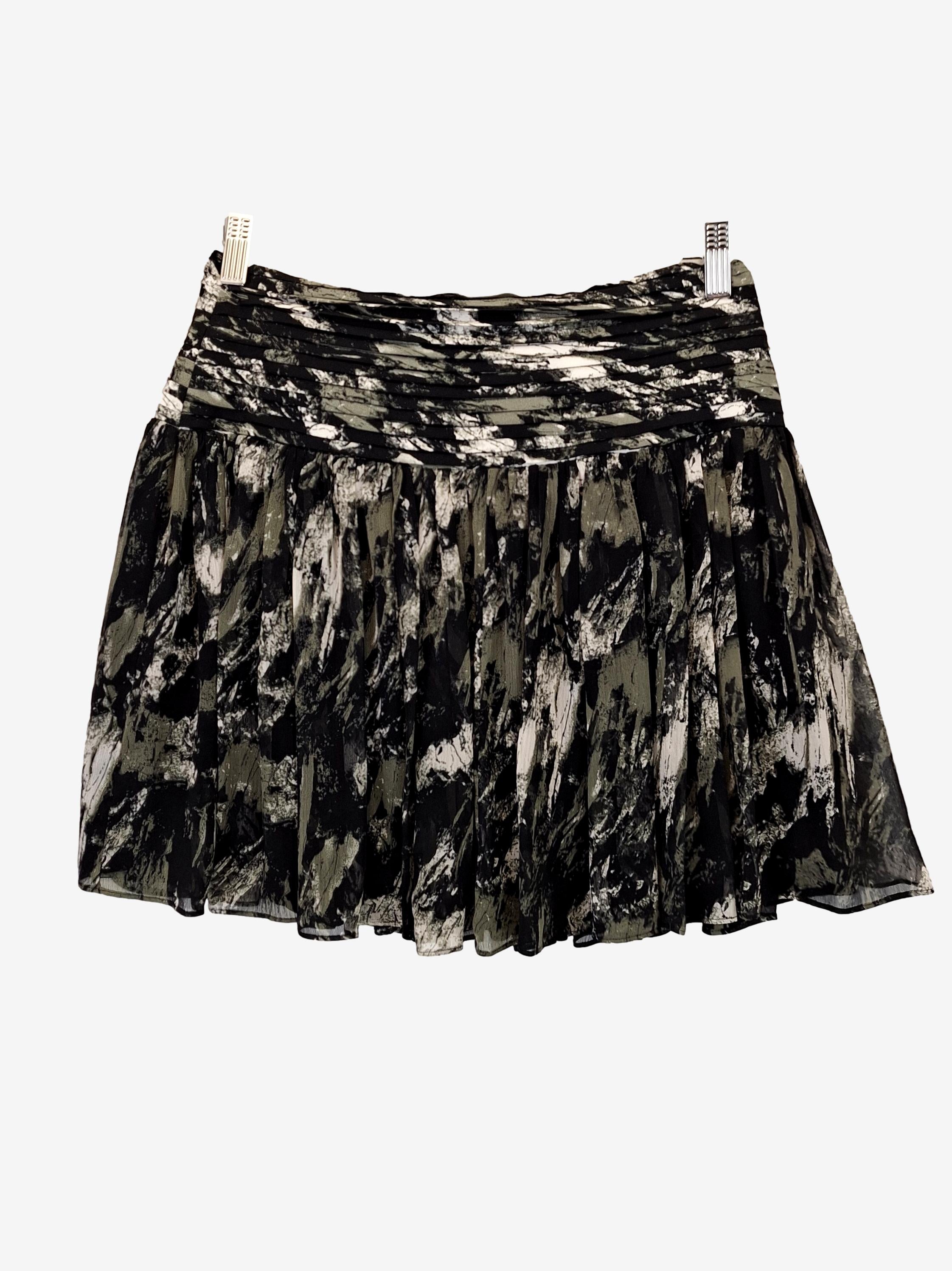 image of Witchery Classic Pleated Swing Mini Skirt Size 8