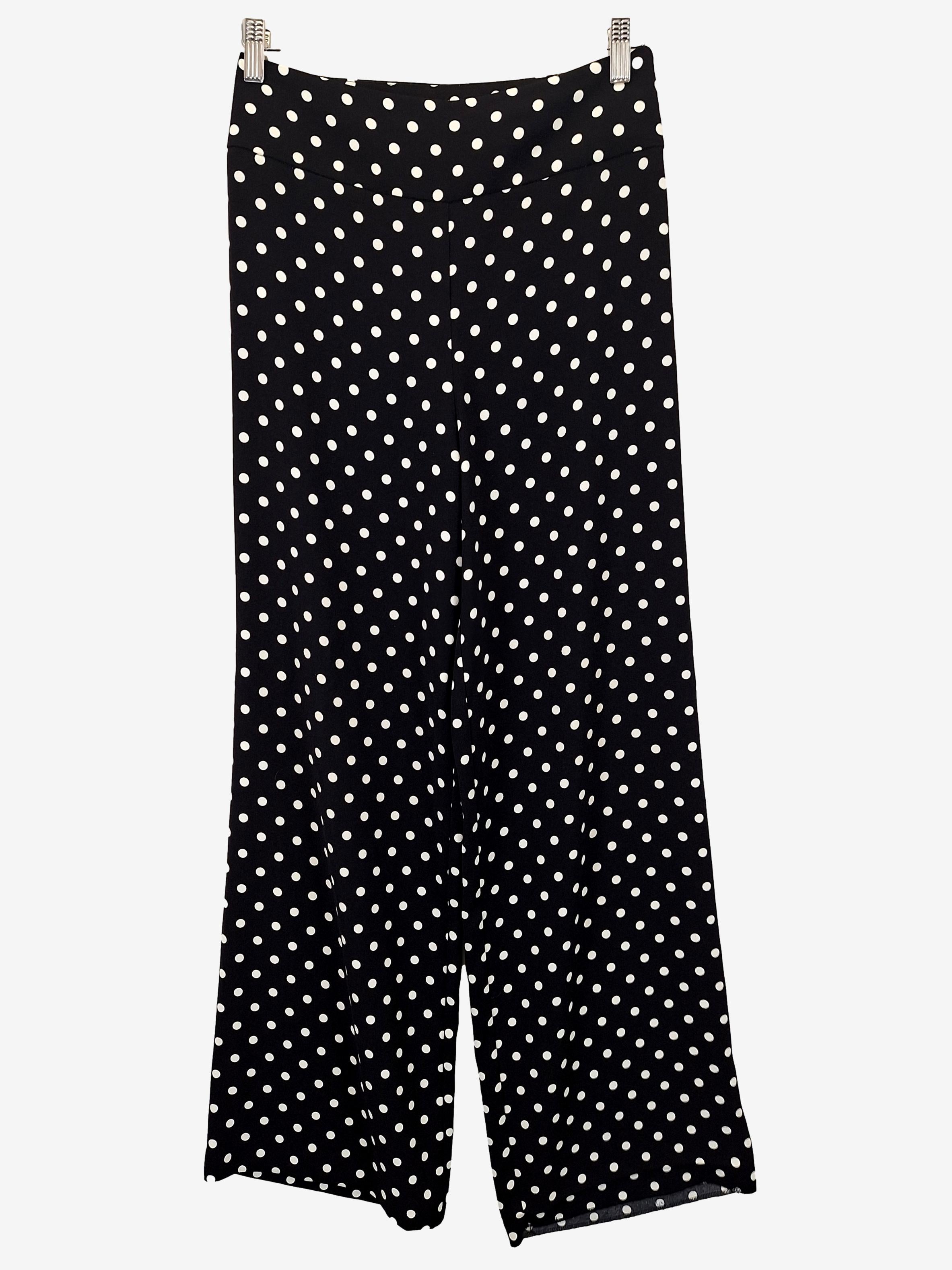 Image of Review Funky Spotted Straight Leg Pants Size 8