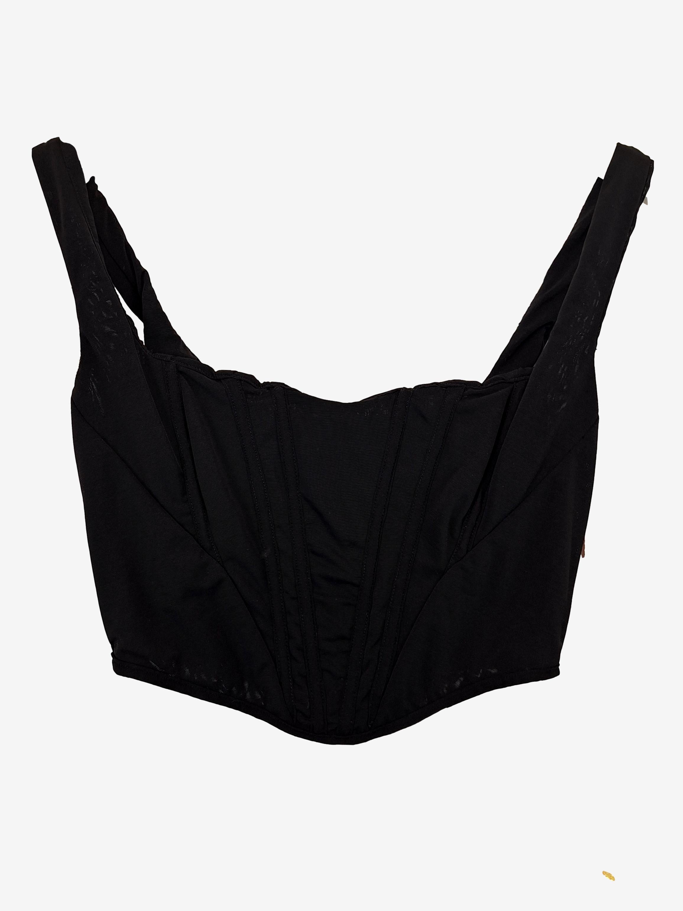 image of House Of Cb Fancy Corset Crop Top Size M