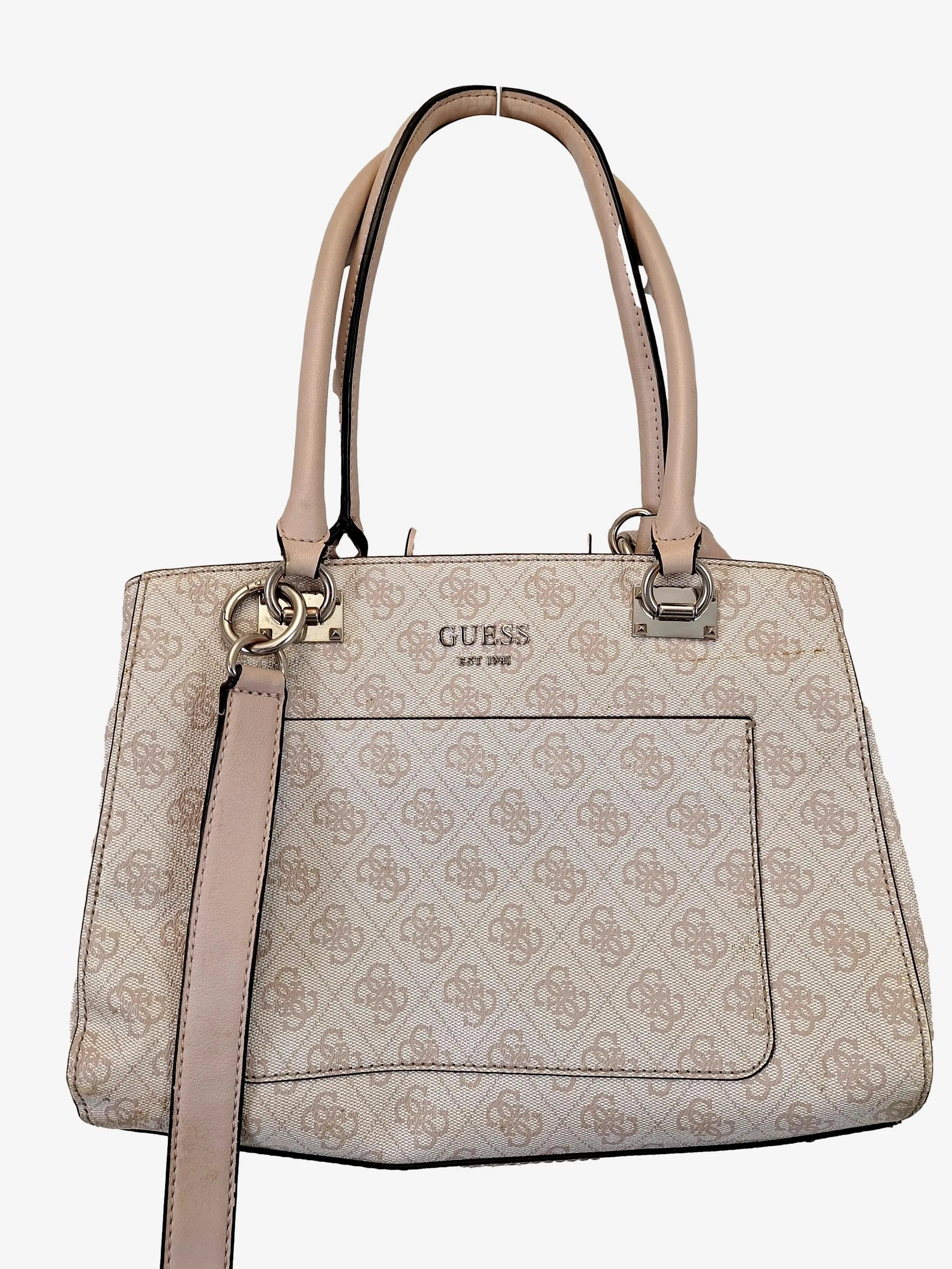 Image of Guess Chic Monogram Shoulder Bag