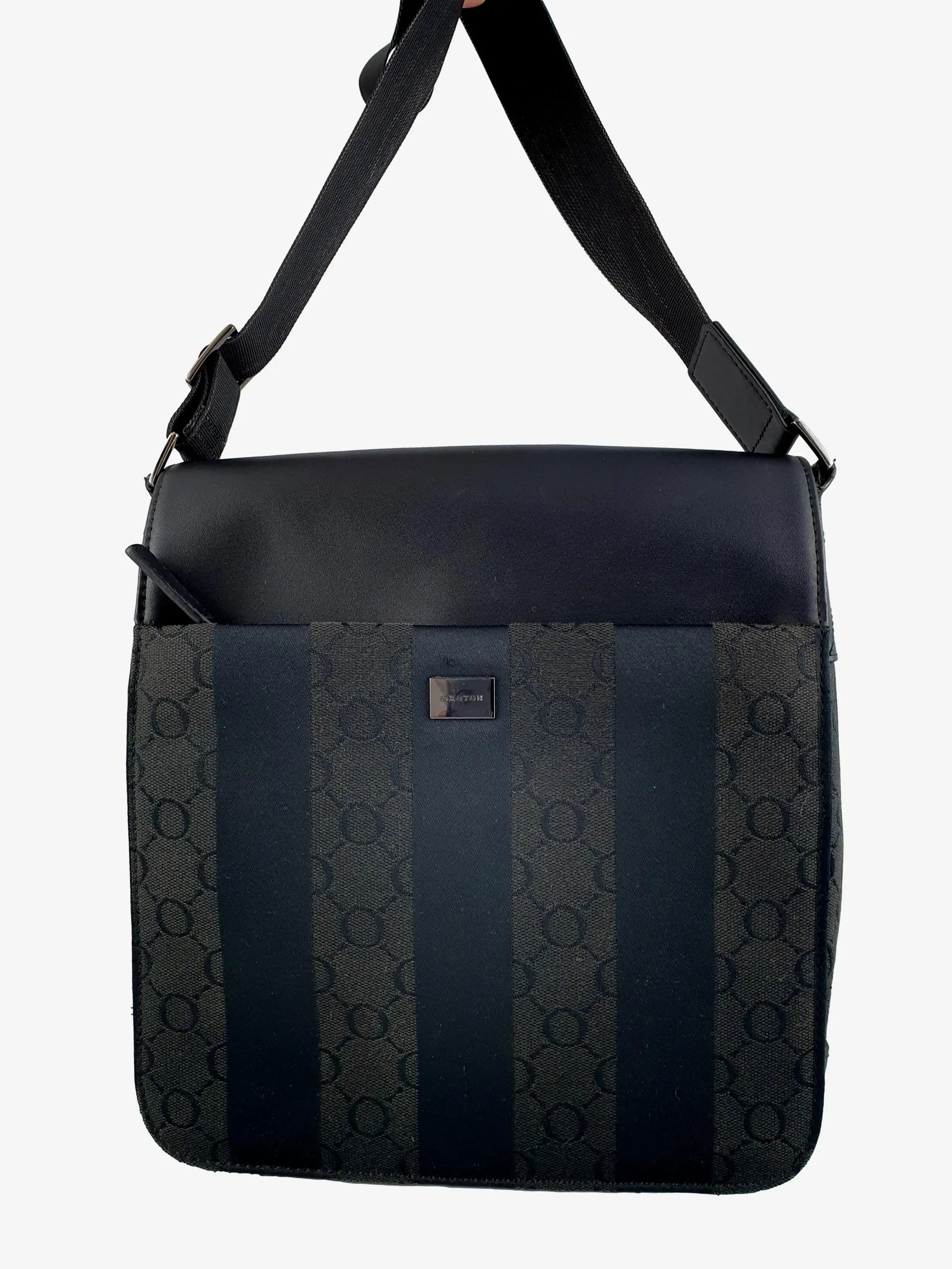 Oroton Signature Jacquard Fabric Crossbody Messenger Bag – SwapUp