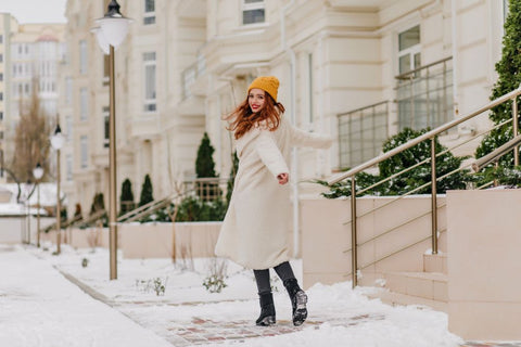 woman with scandinavian style