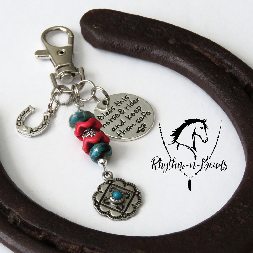 BRIDLE CHARM Bless this Horse and Rider – Rhythm-n-Beads