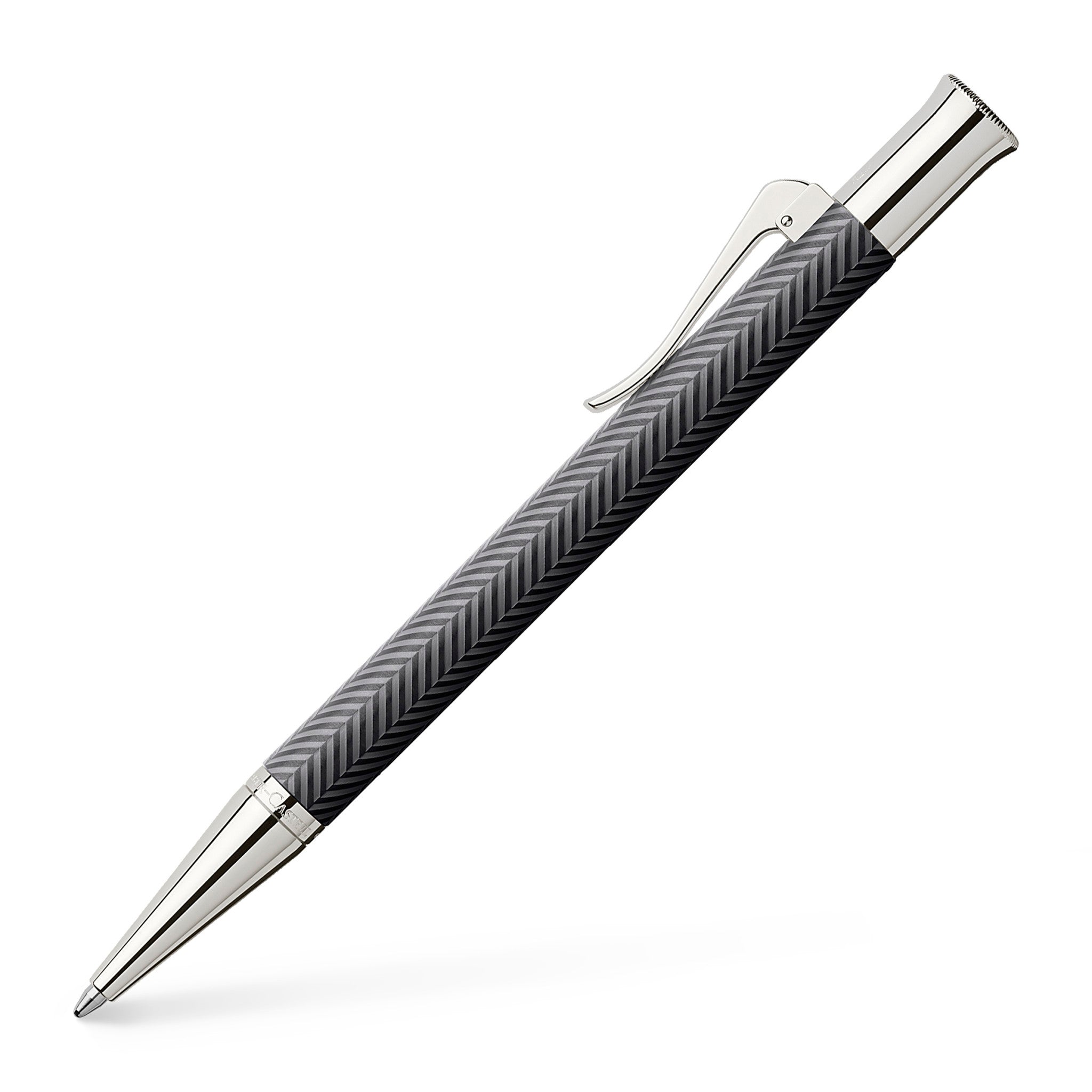 Propelling ball pen Guilloche Ciselé Anthracite - #146730 - Graf von Faber product image