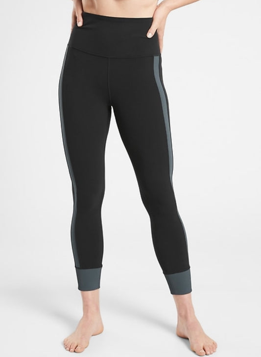 ATHLETA Vitality Rib 7/8 Tight, Black – Activejoyboutique