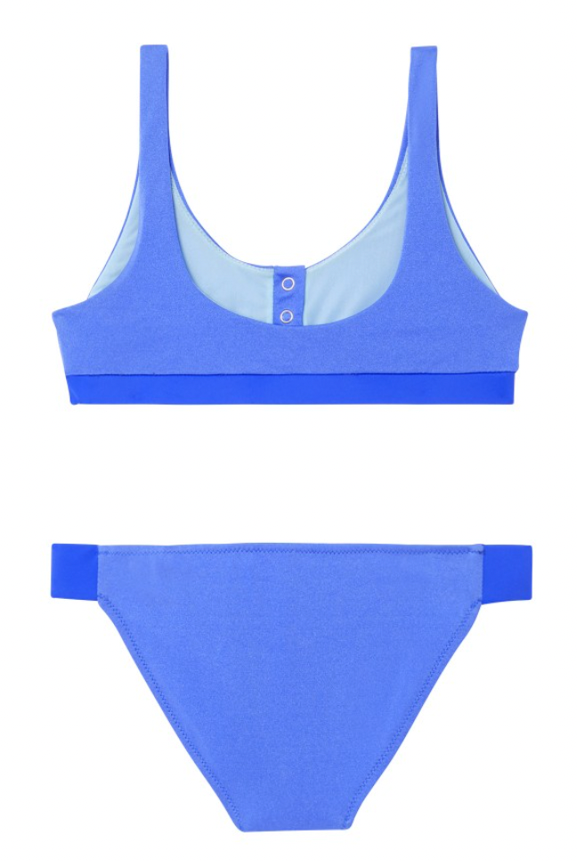 Lison Girls Acapulco Azul Blue Snap Bikini – LilSwimmas